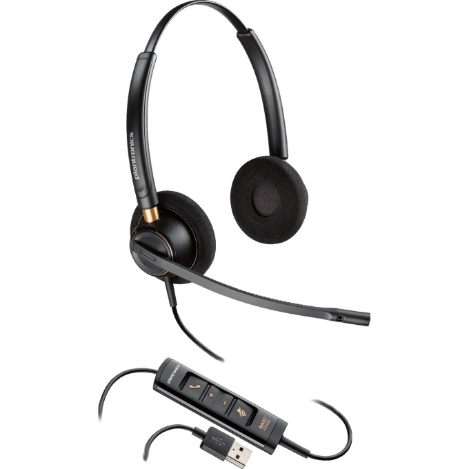 Профессиональная USB-гарнитура PLANTRONICS ENCOREPRO HW525 PL-HW525-USB